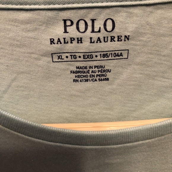 POLO RALPH LAUREN CREW NECK TSHIRT BIG PONY XL - Picture 3 of 4